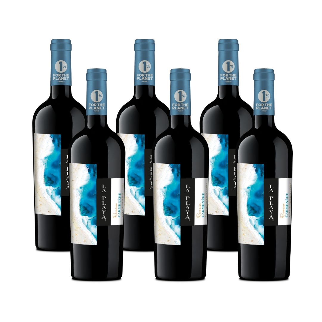 La Playa Reserva Carmenère TS caja 6x750cc
