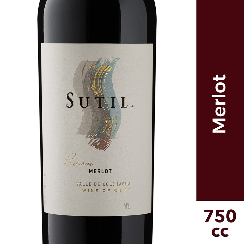Sutil Reserve Merlot caja 6x750cc