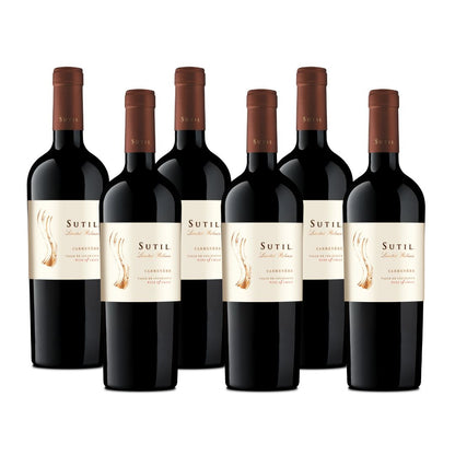 Sutil Limited Release Carmenère caja 6x 750cc