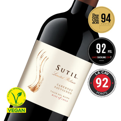 Sutil Limited Release Cabernet Sauvignon caja 6x750cc