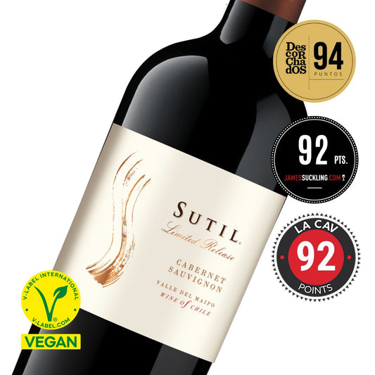 Sutil Limited Release Cabernet Sauvignon caja 6x750cc